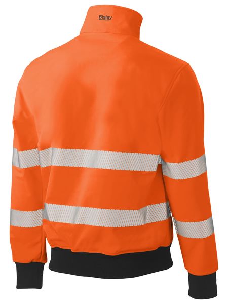 BJ6979T - Bisley - Taped Hi Vis Soft Shell Bomber Jacket