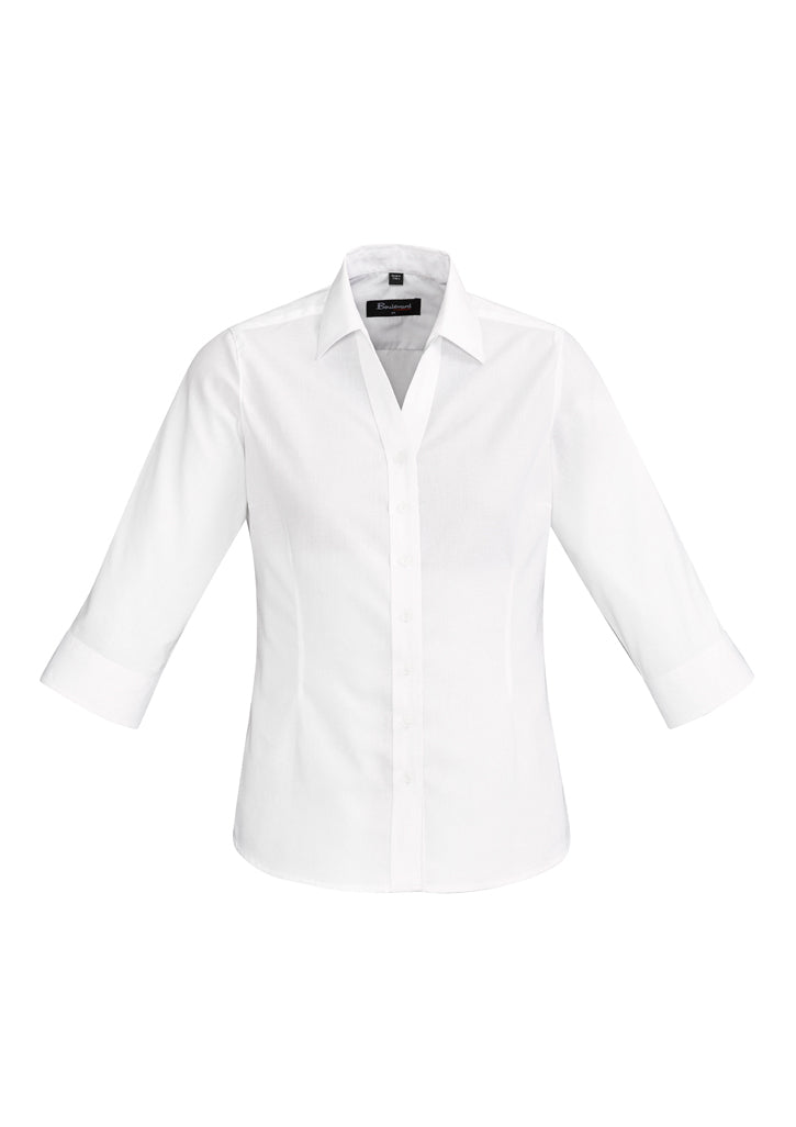 40311 - Biz Corporates - Womens Hudson Short Sleeve Shirt | White