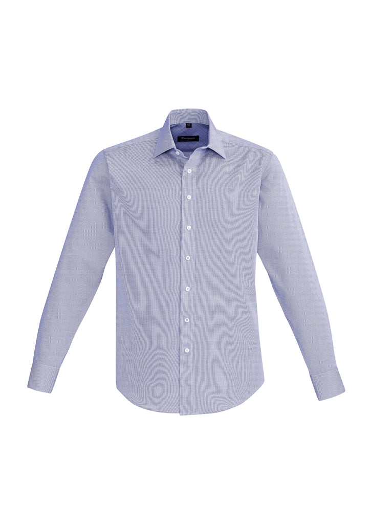 40320 - Biz Corporates - Mens Hudson Long Sleeve Shirt | Patriot Blue