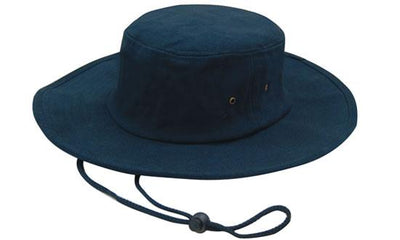 4247 - Headwear - Bushed Heavy Cotton Wide Brim Hat