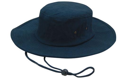 4247 - Headwear - Bushed Heavy Cotton Wide Brim Hat