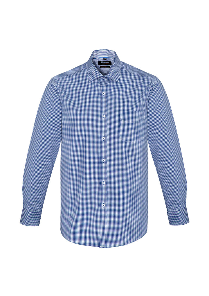 42520 - Biz Corporates - Mens Newport Long Sleeve Shirt | French Navy