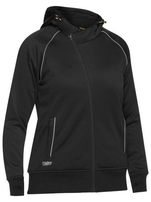 BKL6925 - Bisley - Women's Zip Front Hoodie with Sherpa Fleece Limning - 570gsm