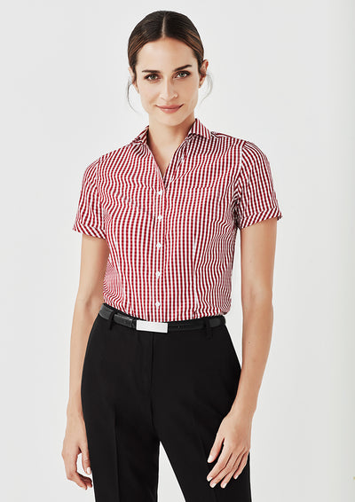 43412 - Biz Corporates - Womens Springfield Short Sleeve Shirt