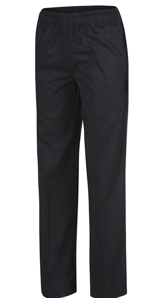 5CCP1 - Ladies Chef Trousers - Elasticated Pant - Black