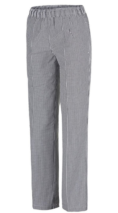 5CCP1 - Ladies Chef Trousers - Elasticated Pant - Check