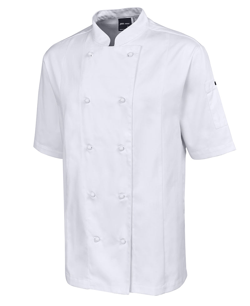 5CVS Vented Chefs Jacket short sleeve