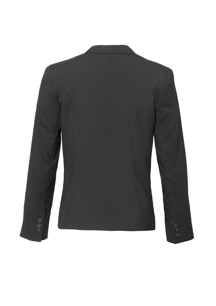 60113 - Biz Corporates - Womens Cool Stretch Short Jacket with Reverse Lapel