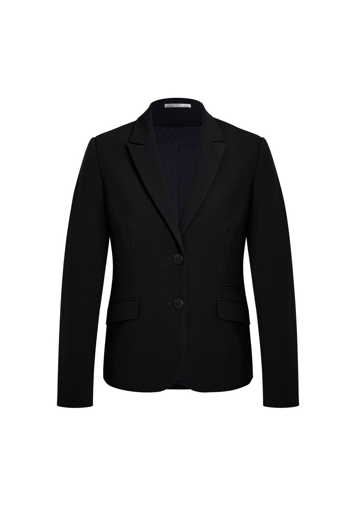 60719 - Biz Corporates - Siena Womens Two Button Mid Length Jackets | Black