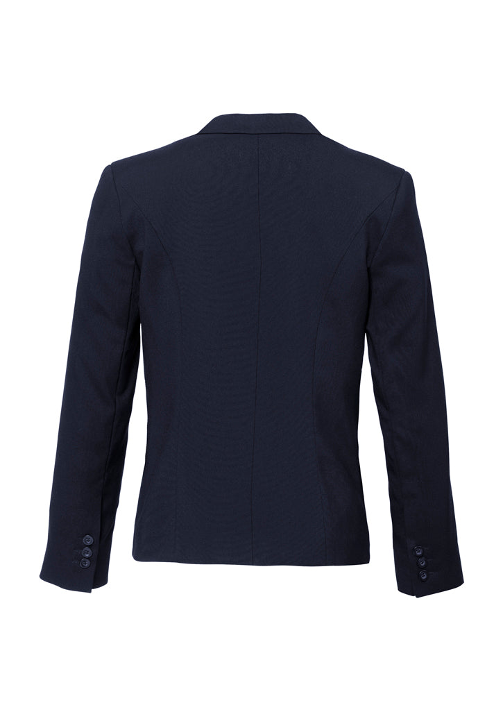 64013 - Biz Corporates - Comfort Wool Stretch Womens Reverse Lapel Jacket