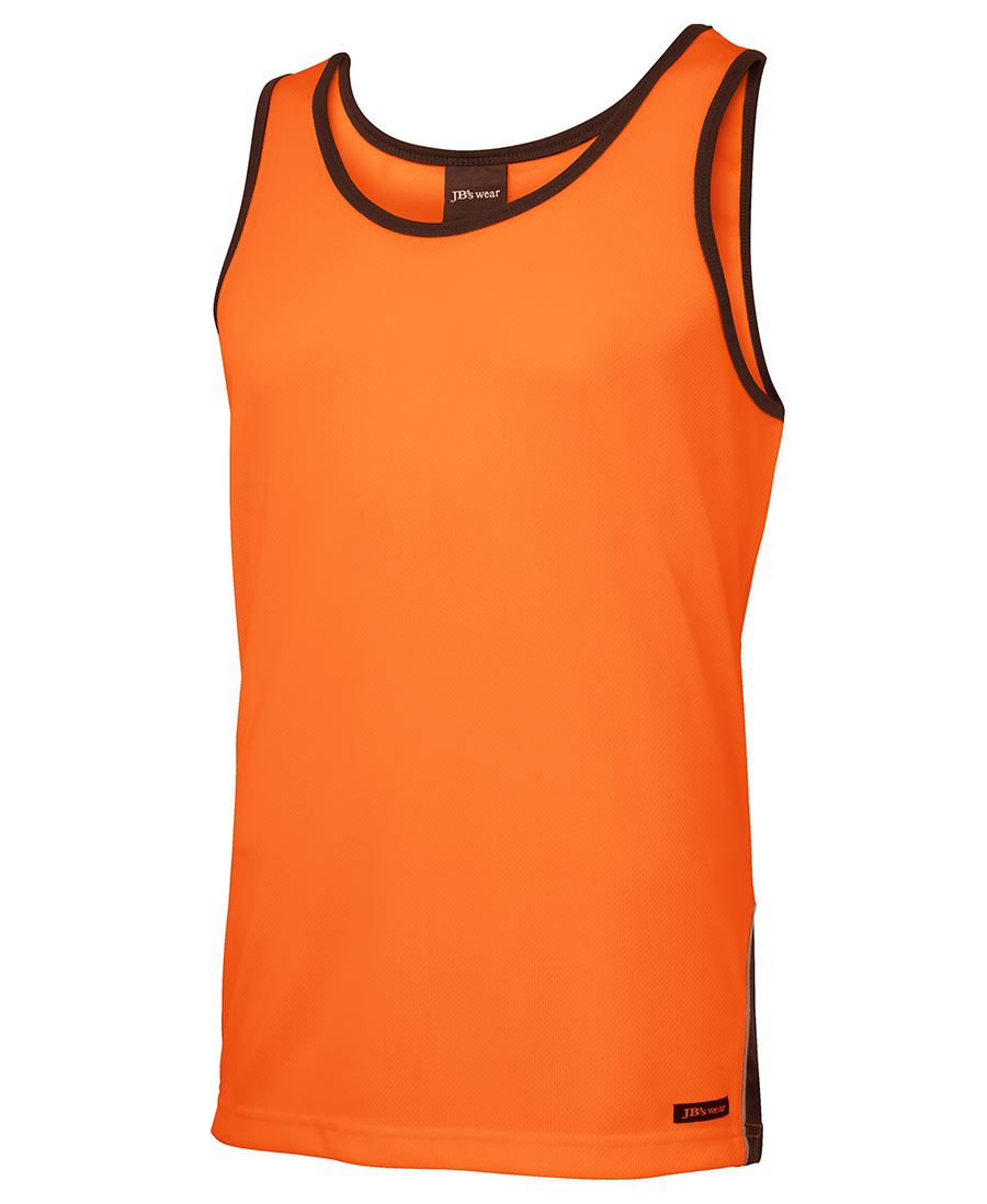 6HCS4 - JB's Wear - Hi Vis Contrast Singlet