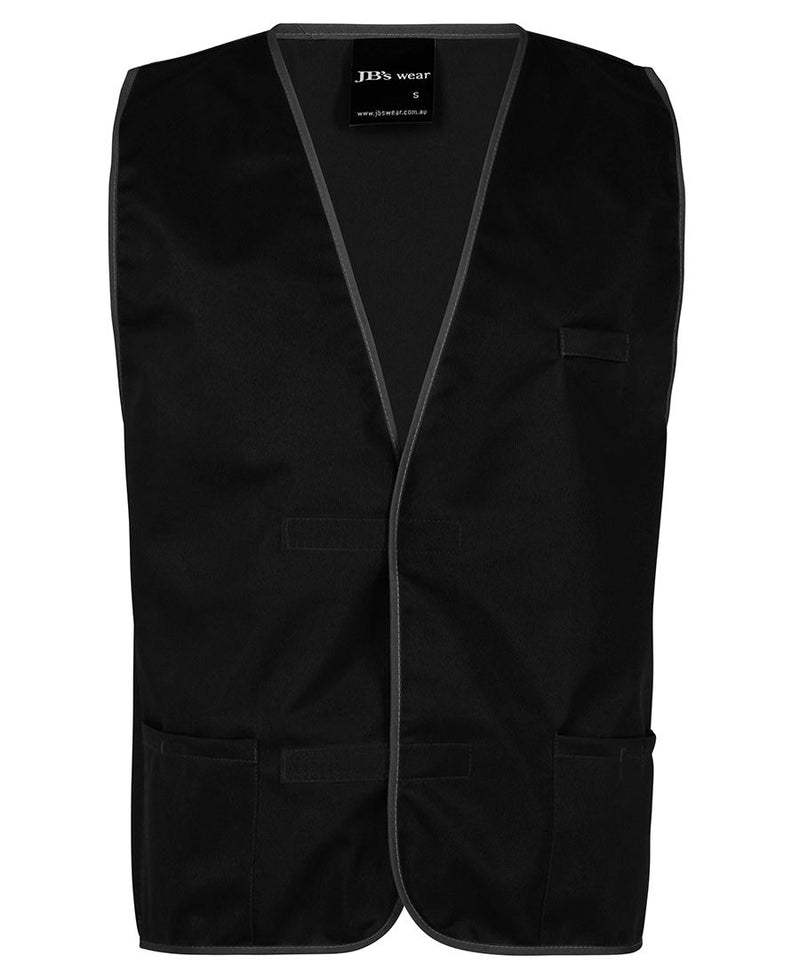 6HFV - Colour Black Vest Bib - velcro fastening