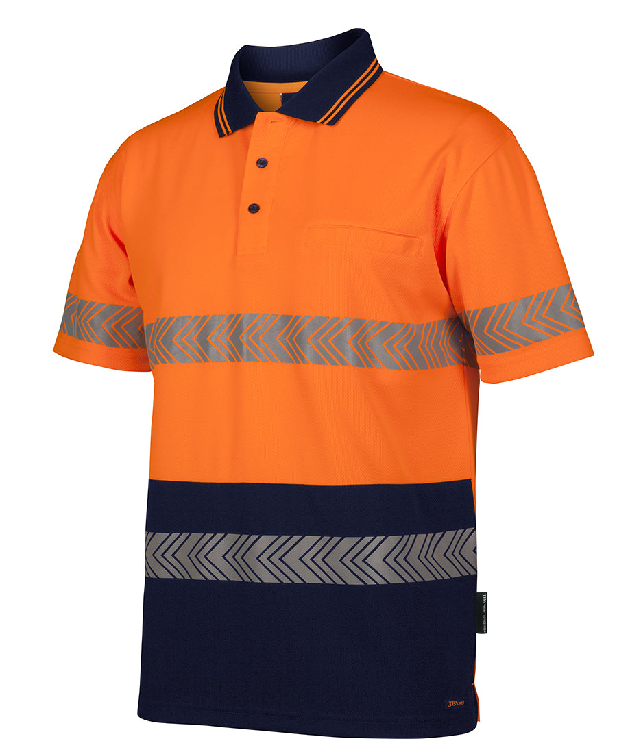6HSST - JBs Wear - Hi-Viz Segmented Tape Polo