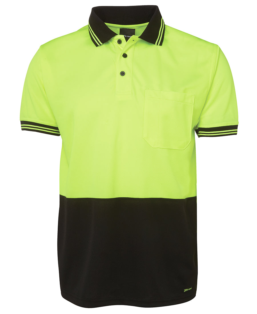 6HVPS - JBs Wear - Hi-Viz Traditional Polo