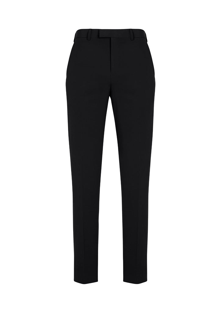 70716S - Biz Corporates - Siena Mens Slim Fit Flat Front Pant Stout | Black