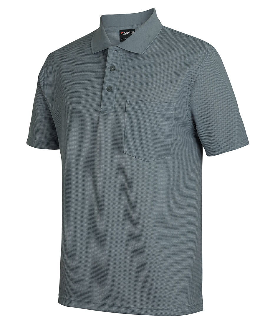 7WPP - JB's Wear - Podium Waffle Pocket Polo