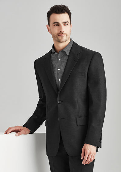 84011 - Biz Corporates - Comfort Wool Stretch Mens Two Button Classic Jacket