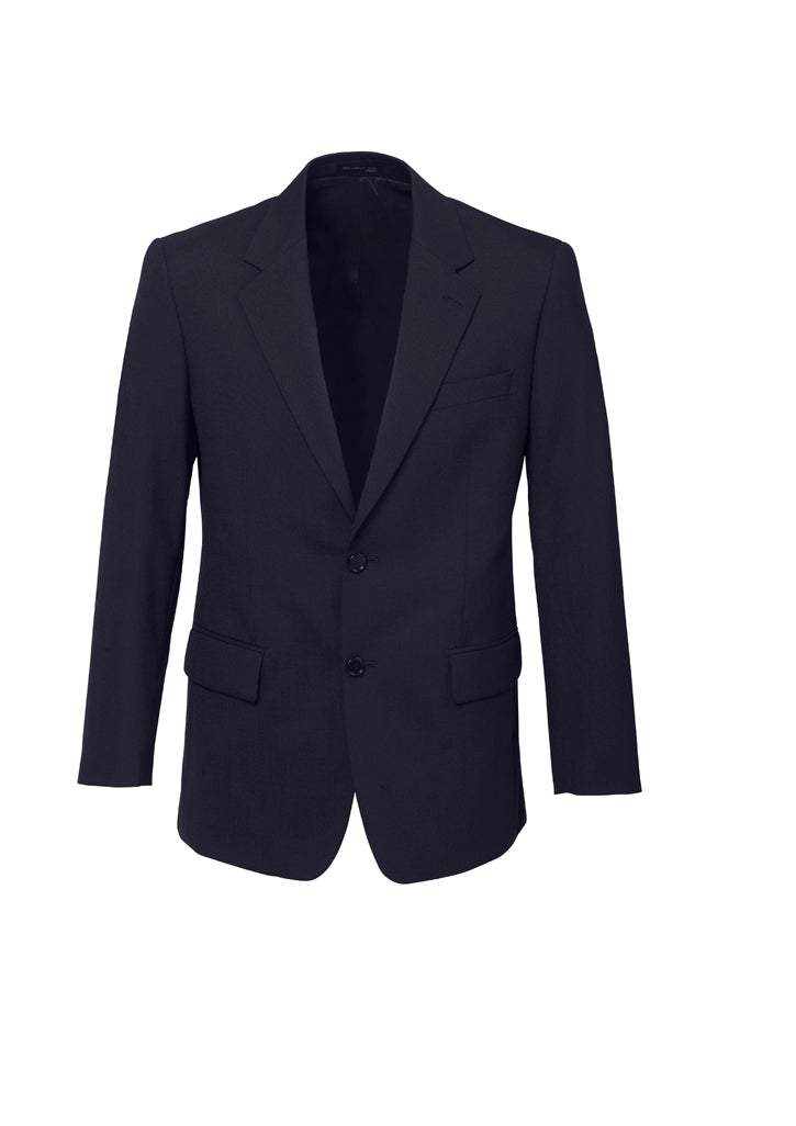 84011 - Biz Corporates - Comfort Wool Stretch Mens Two Button Classic Jacket | Navy