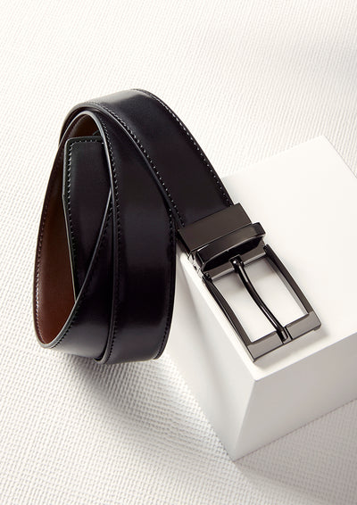 99300 - Biz Corporates - Mens Leather Reversible Belt