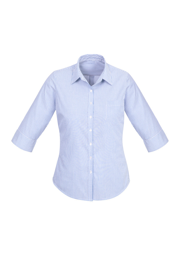 A41011 - Biz Corporates - Womens Advatex Lindsey 3/4 Sleeve Shirt | Blue