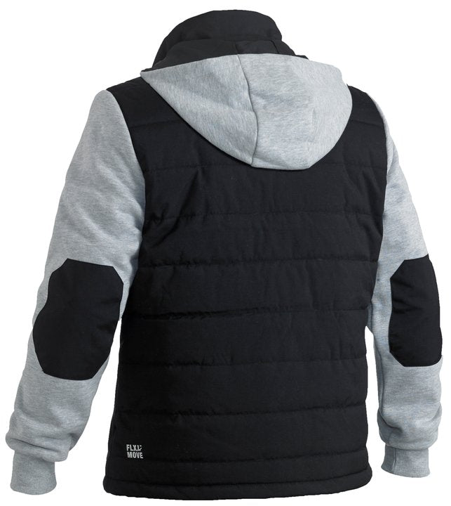 BJ6944 - Bisley - Flx & Move™ Contrast Puffer Fleece Hooded Jacket