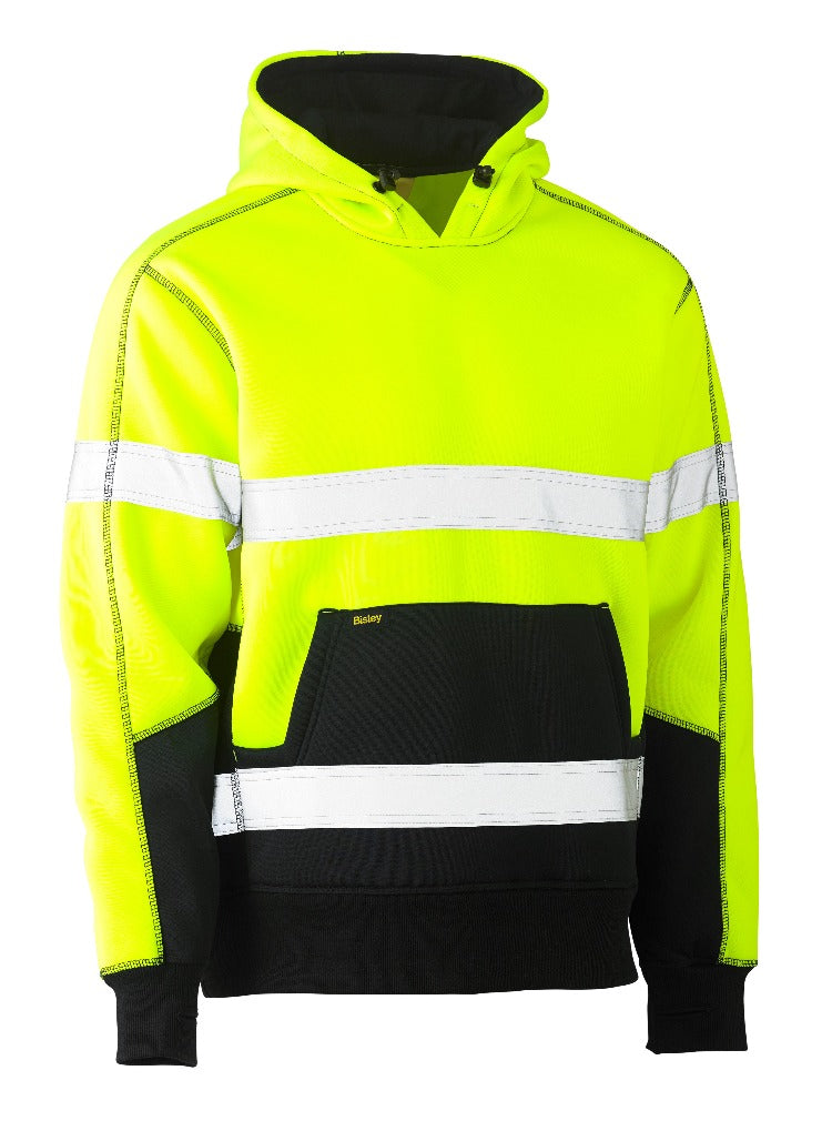 BK6619T - Bisley - Hi-Viz Taped Pullover Hoodie (Day & NIGHT) 300g