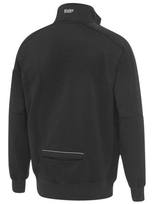BK6924 - Bisley - 1/4 zip Premium Work Sweatshirt - with Sherpa FLEECE Lining - 570g
