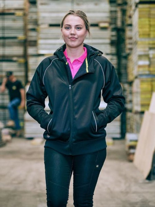 BKL6925 - Bisley - Women's Zip Front Hoodie with Sherpa Fleece Limning - 570gsm