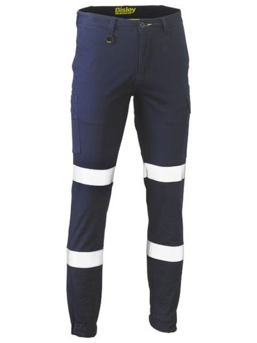 BPC6028T - Bisley - Taped Biomotion Stretch Cotton Drill Cargo CUFFED Pants