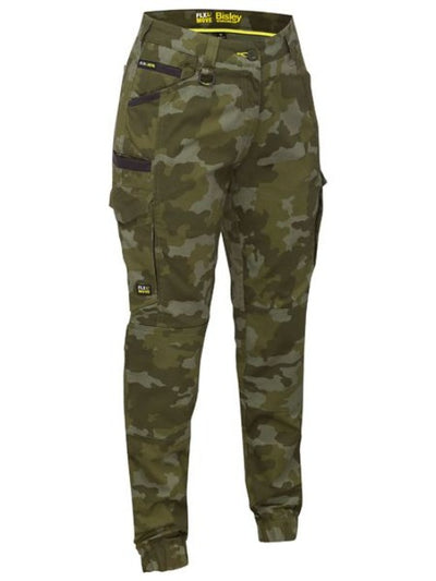 BPCL6337 - Bisley - Women's Flx & Move™ Stretch Camo (Cuffed ankle) Cargo Pants - Limited Edition