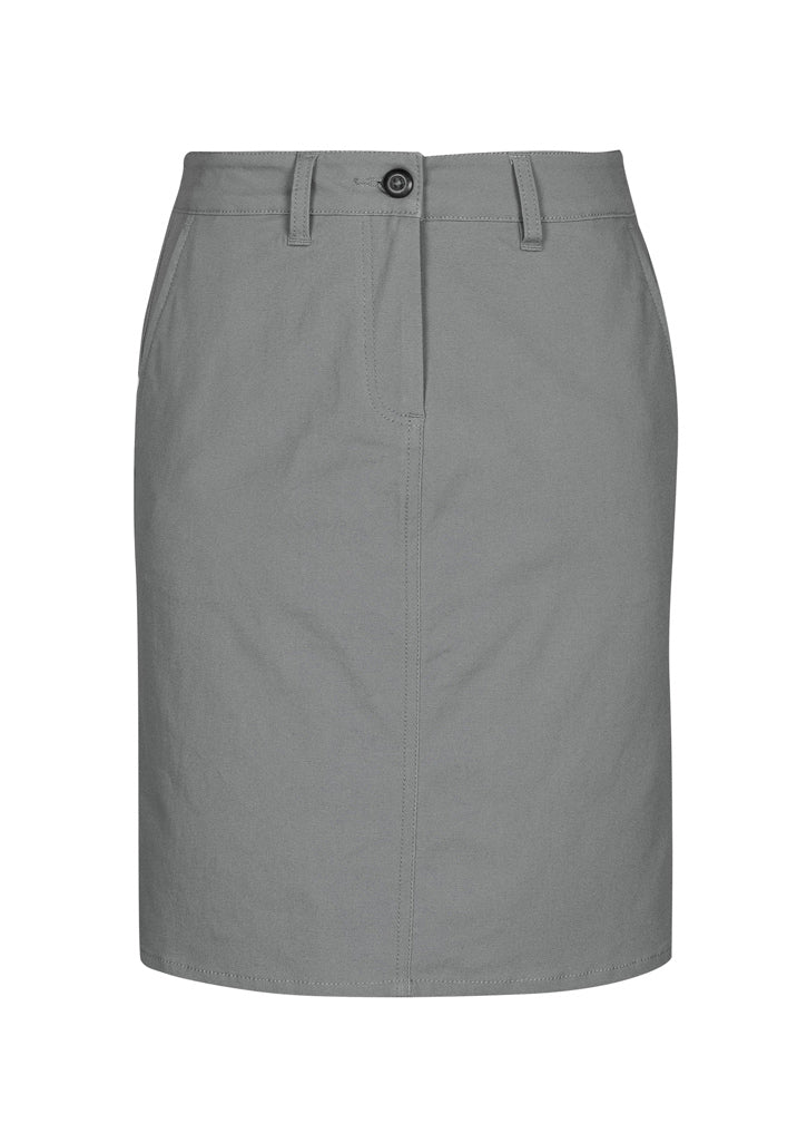 BS022L - Biz Collection - Womens Lawson Skirt | Grey