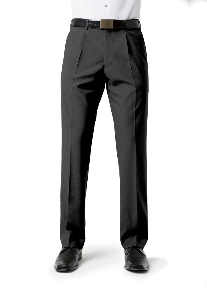 BS29110 - Biz Collection - Mens Classic Pleat Pant | Charcoal Matte