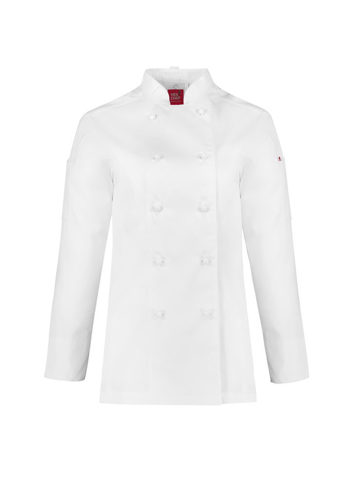 CH230LL - Biz Collection - Al Dente Womens Chef Jacket | White