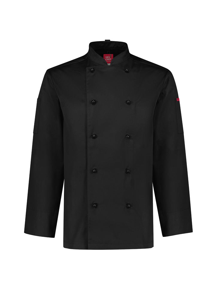 CH230ML - Biz Collection - Al Dente Mens Chef Jacket | Black