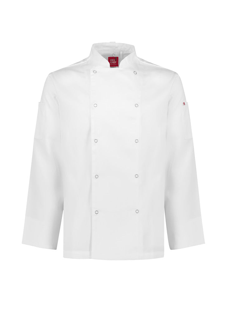 CH232ML - Biz Collection - Zest Mens L/S Chefs Jacket | White