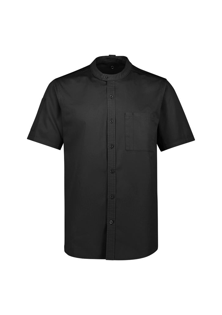 CH329MS - Biz Collection - Salsa Unisex Chef Shirt | Black