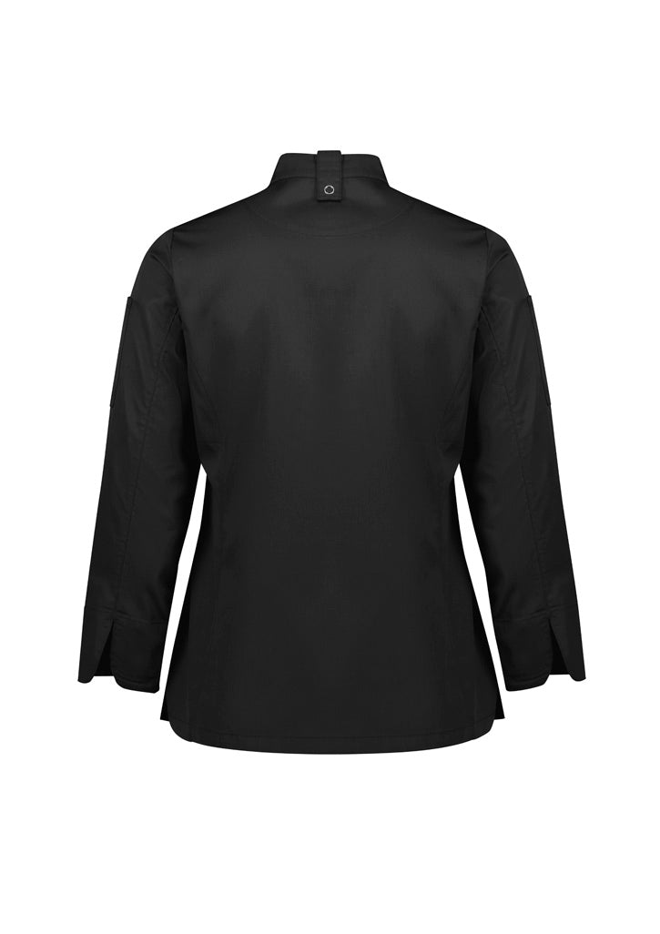 CH330LL - Biz Collection - Alfresco Womens Long Sleeve Chef Jacket