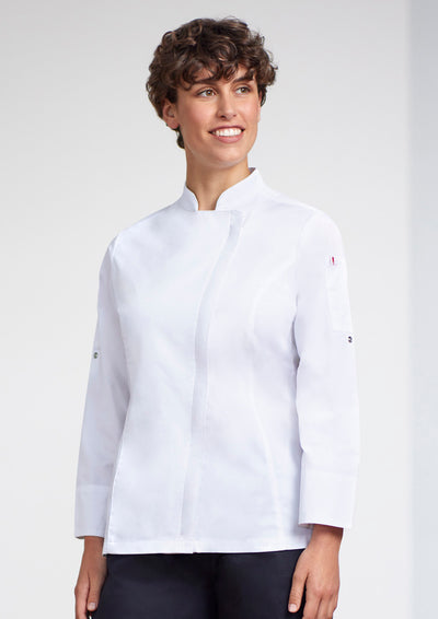 CH330LL - Biz Collection - Alfresco Womens Long Sleeve Chef Jacket