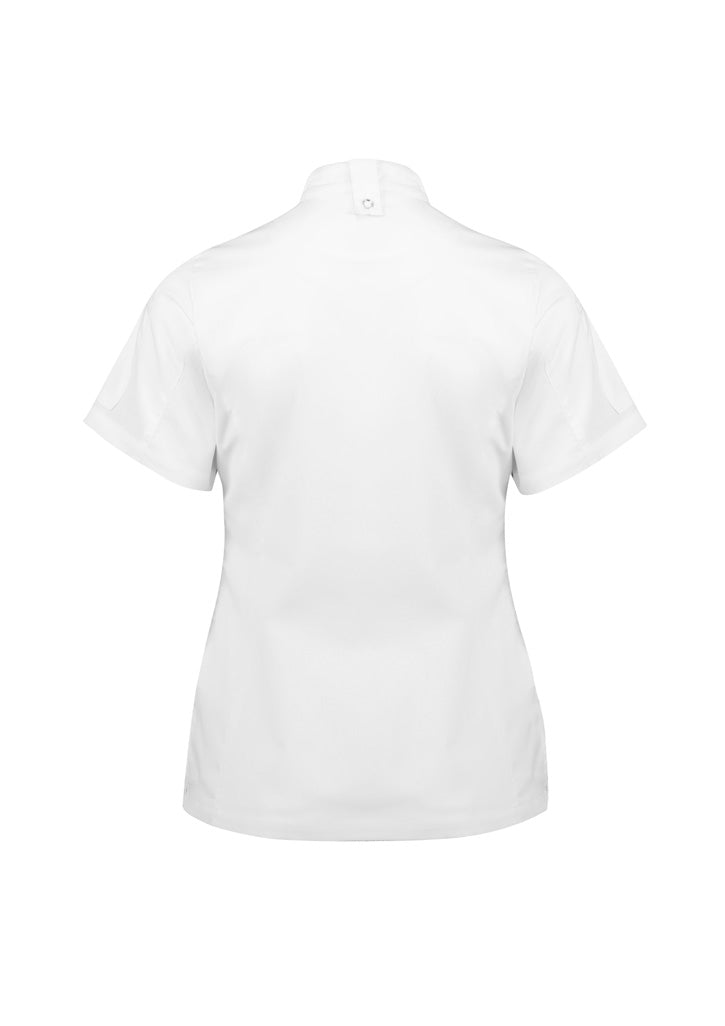CH330LS - Biz Collection - Alfresco Womens Short Sleeve Chef Jacket