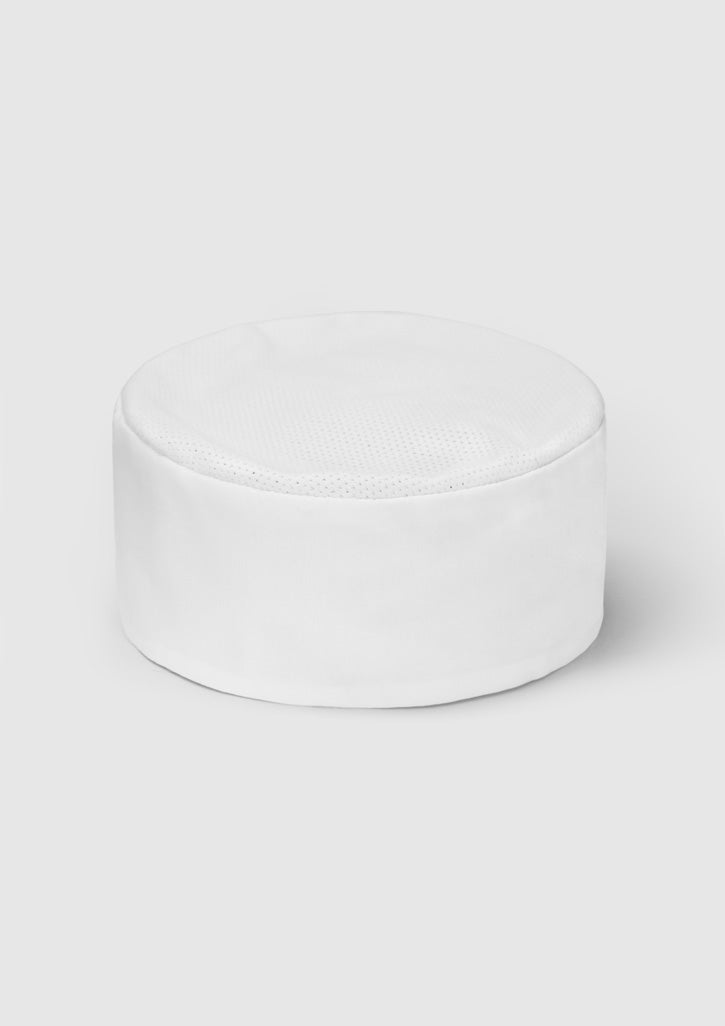 CH333 - Biz Collection - Mesh Flat Top Hat | White