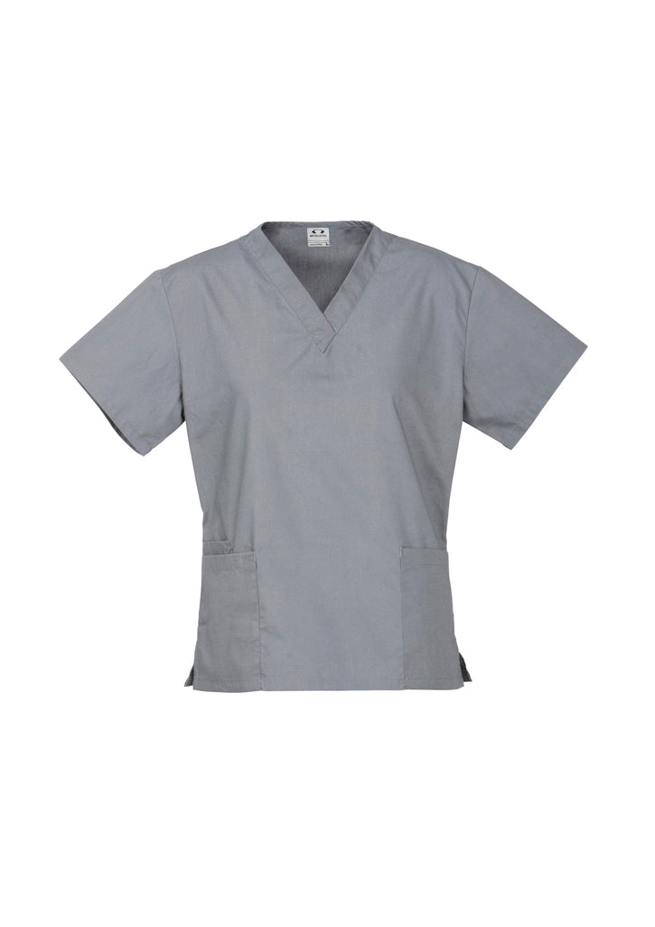 H10622 - Biz Collection - Womens Classic Scrub Top | Pewter