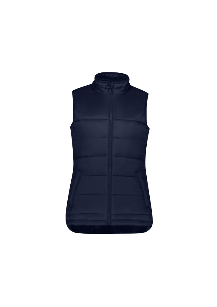 J211L - Biz Collection - Alpine Ladies Puffer Vest | Navy
