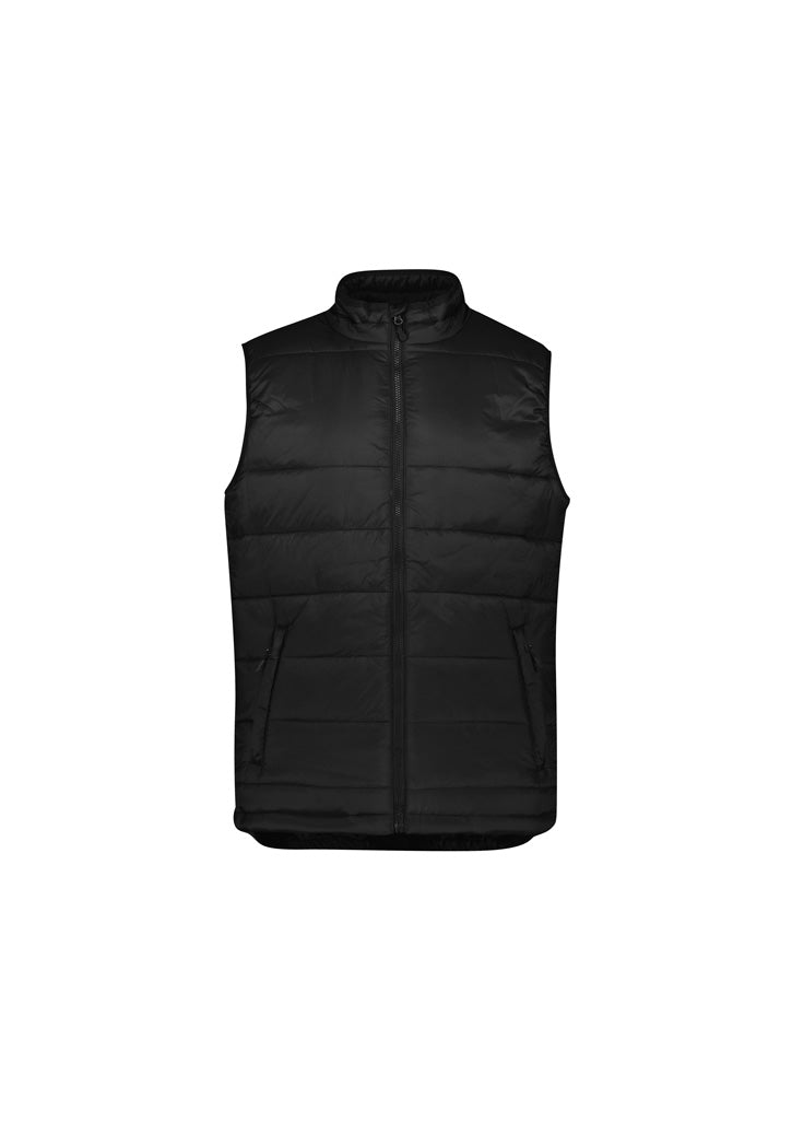 J211M - Biz Collection - Alpine Mens Puffer Vest | Black