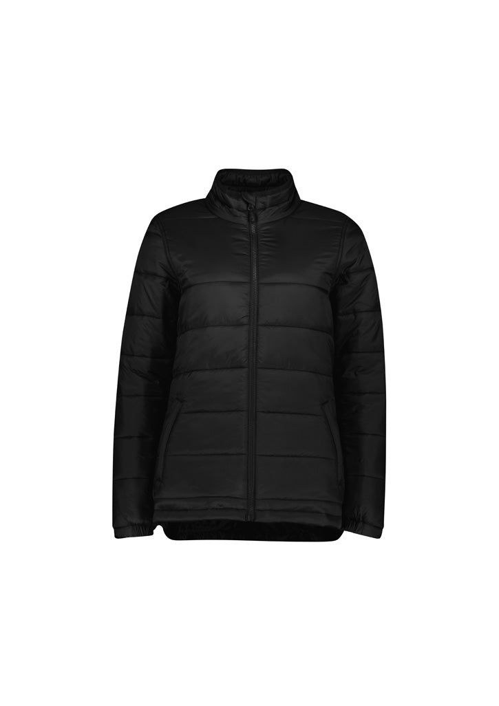 J212L - Biz Collection - Alpine Ladies Puffer Jacket | Black