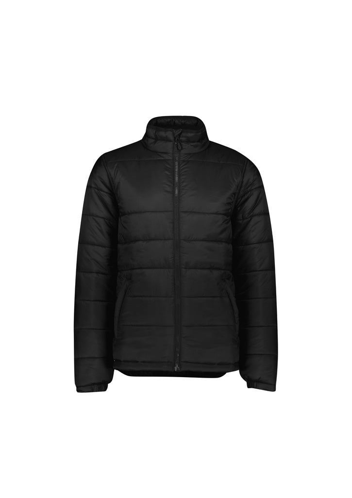 J212M - Biz Collection - Alpine Mens Puffer Jacket | Black