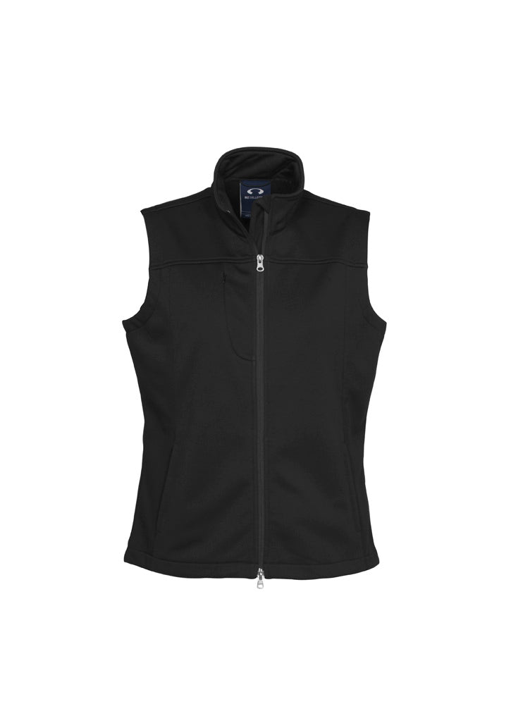 J29123 - Biz Collection - Womens Softshell Vest | Black