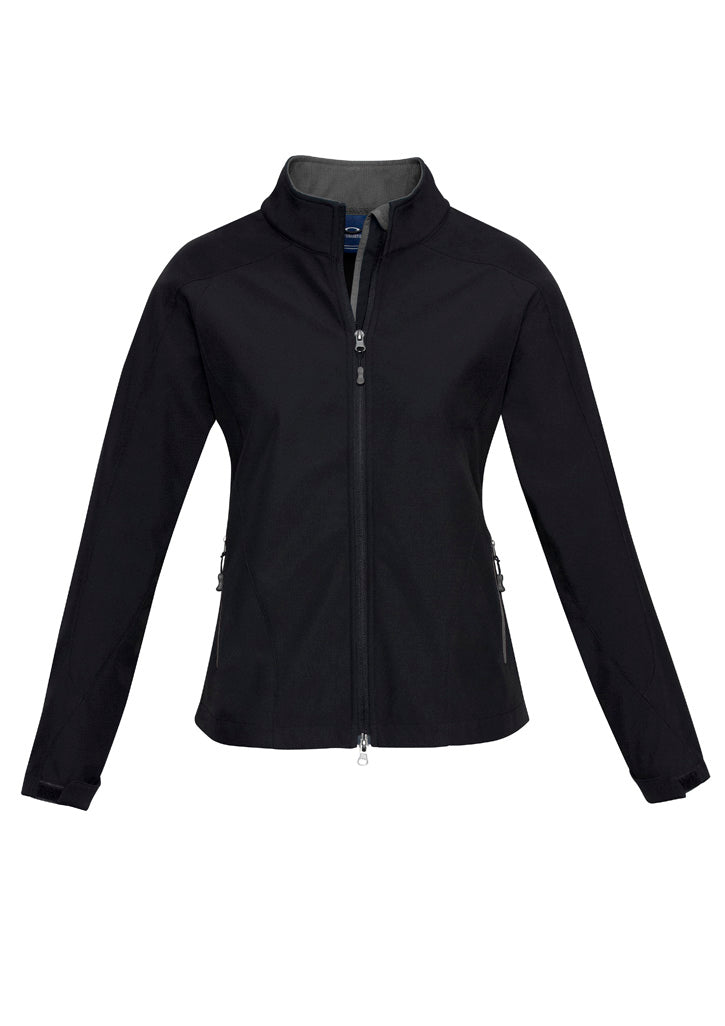 J307L - Biz Care - Geneva Womens Jacket | Black/Graphite