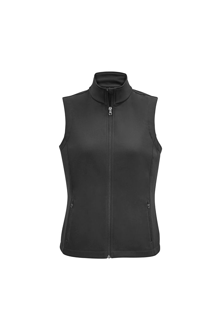 J830L - Biz Collection - Womens Apex Vest | Grey