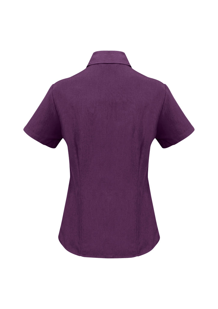 LB3601 - Biz Care - Oasis Ladies Plain Short Sleeve Shirt