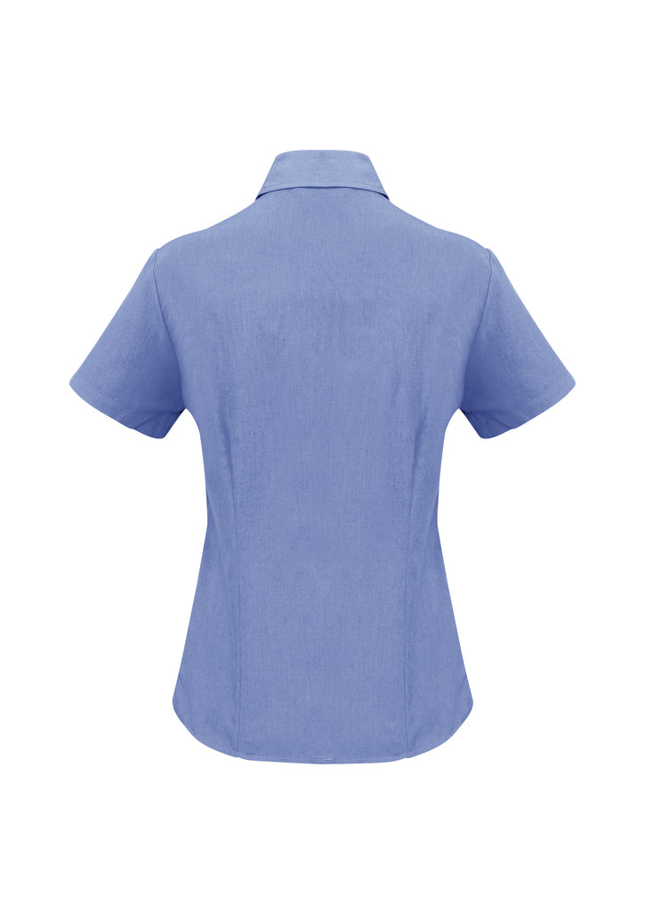 LB3601 - Biz Care - Oasis Ladies Plain Short Sleeve Shirt